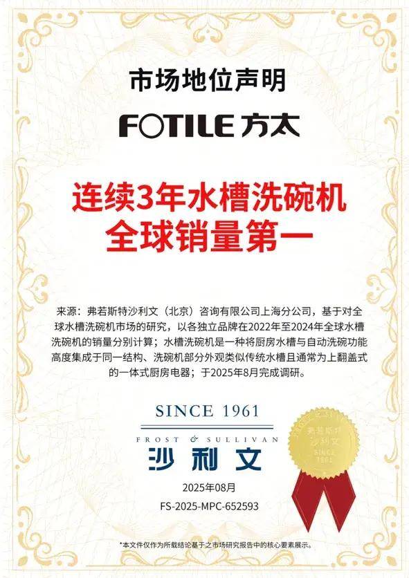 ”受热捧方太新一代洗碗机引全球关注澳门新葡京入口北美市场“中国洗碗机(图2)